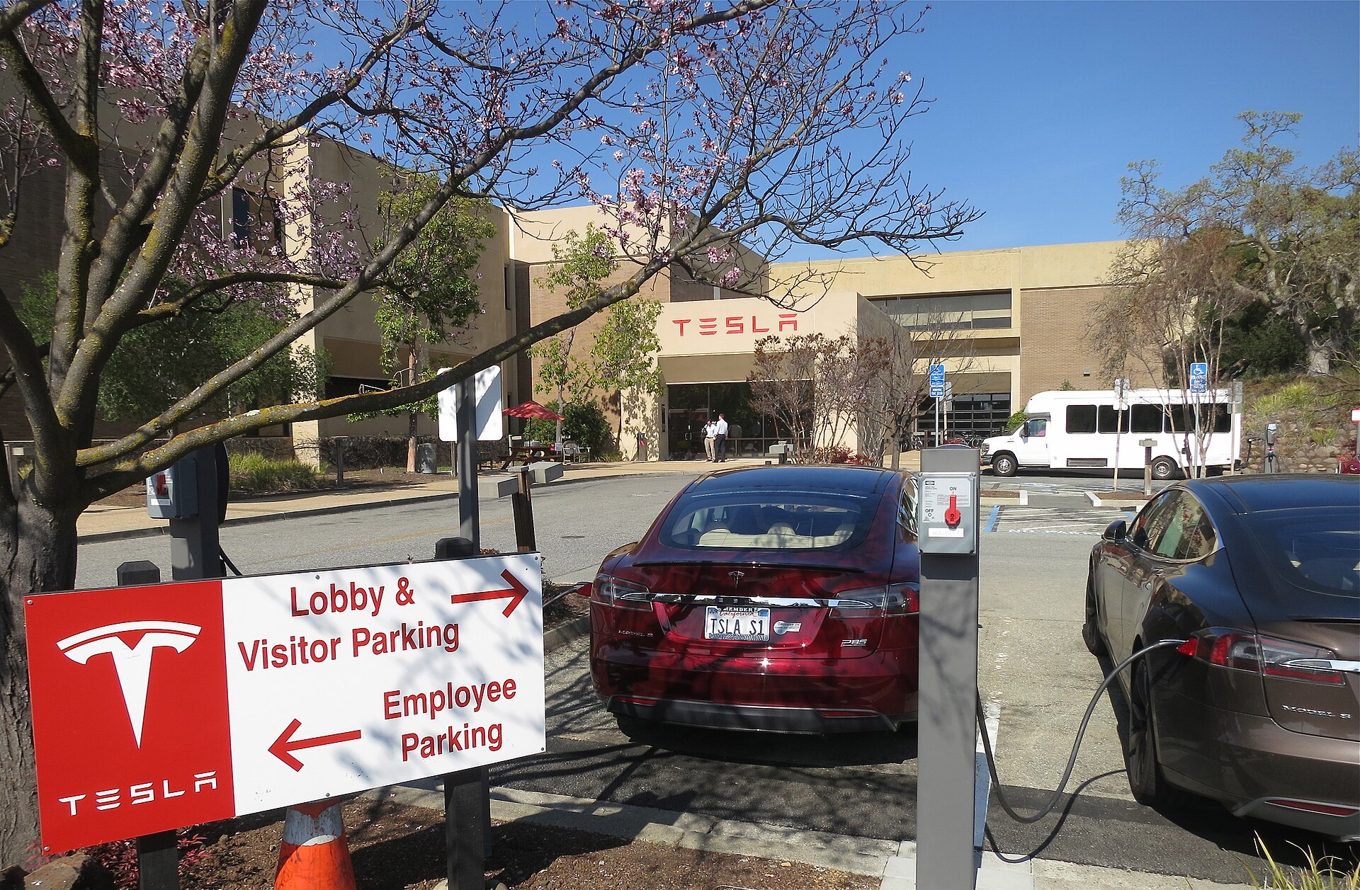 Tesla Model S charging
